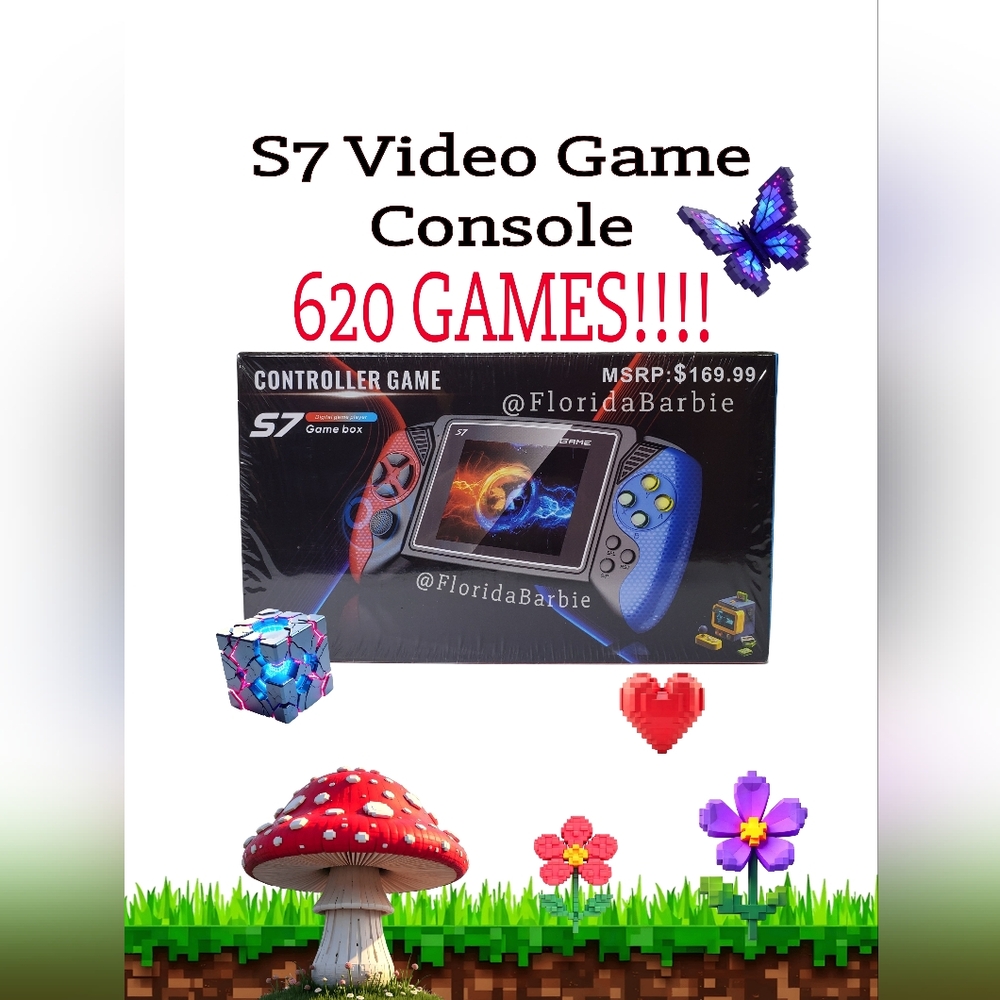S7 Handheld Console Electronics Retro Classic Kids Adults Video Games System